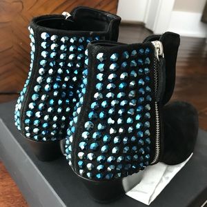 NWT Giuseppe Zanotti Studded Suede Boots